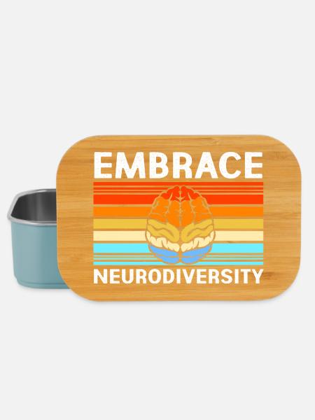 Autismus Autist ADHS Asperger Neurodiversity - Lunch Box - Hellblau
