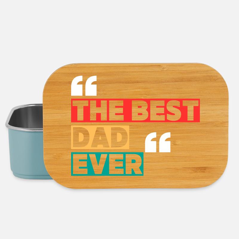 The Best Dad - Lunch Box - light blue