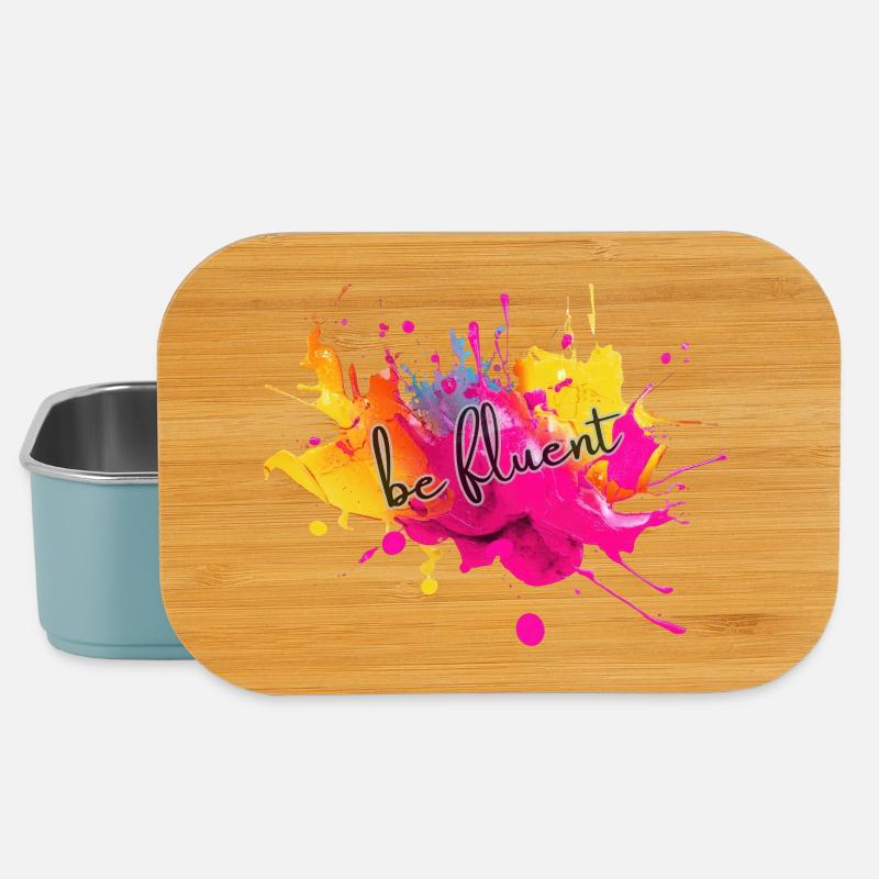 Be Fluent Color Splash - Lunch Box - Hellblau