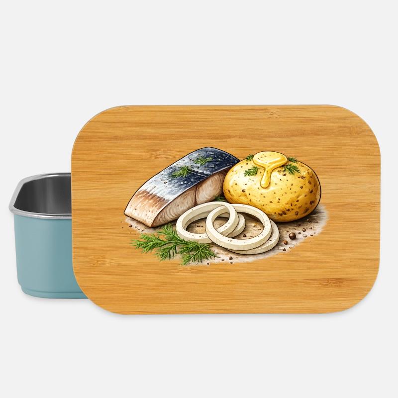 Jacket potato Selödka - Lunch Box - light blue