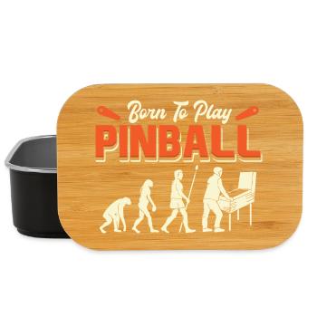Born To Play Pinball Evolution - Lunch Box - Schwarz - Vorne