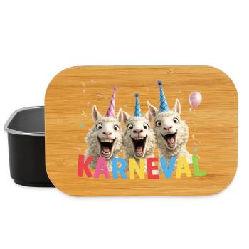Carnival Sheep Trio - Lunch Box - black - Front