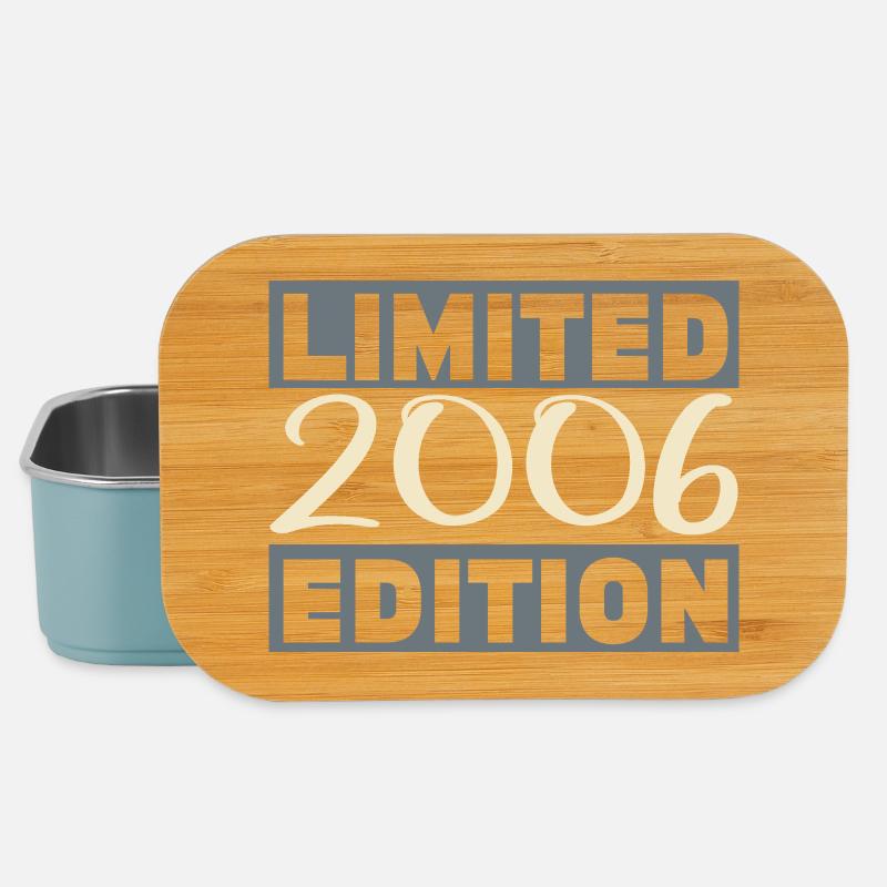 Vintage 2006, 20th Anniversary Gift - Lunch Box - light blue