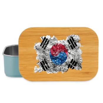 Korea (Süd-) Vintage Flagge - Lunch Box - Hellblau - Vorne