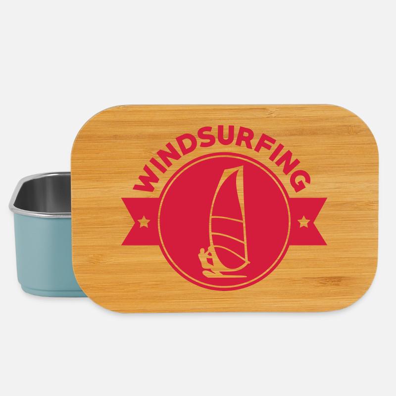 Windsurfen / Windsurfer / Windsurf / Windsurfing - Lunch Box - Hellblau