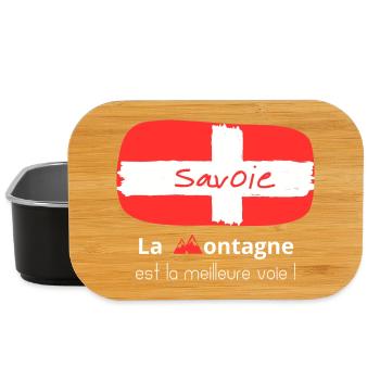 Drapeau de Savoie - Boîte à goûter - noir - Devant
