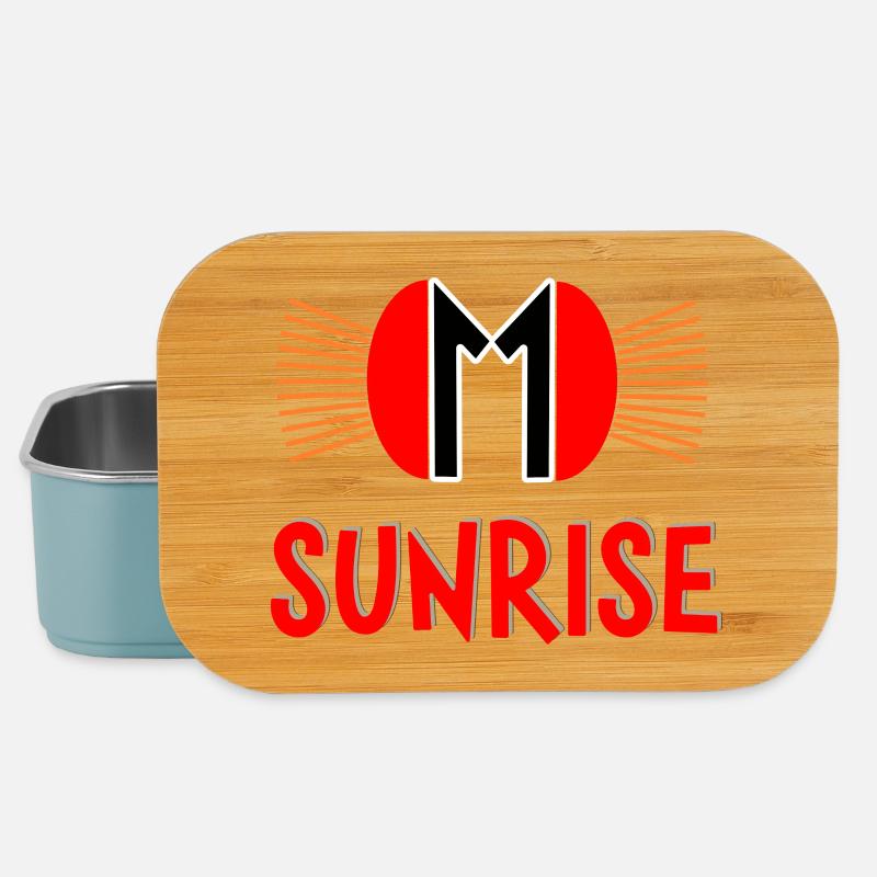 Conception du logo Sunrise Bold - Boîte à goûter - bleu pâle