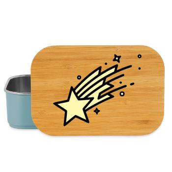 Shooting Star Comet Comic - Lunch Box - light blue - Front