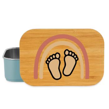 Baby Feet Rainbow Bohême - Boîte à goûter - bleu pâle - Devant