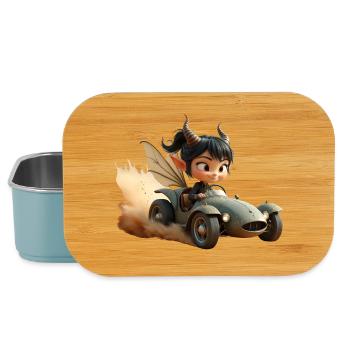 Gobelin d’aventure dans un wagon de sable - Boîte à goûter - bleu pâle - Devant