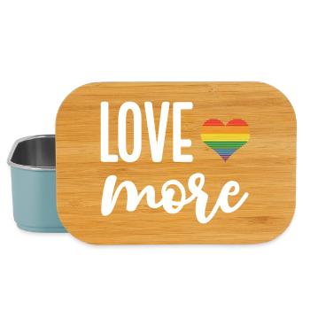 LGBT Pride Month - Love More - Lunch Box - light blue - Front