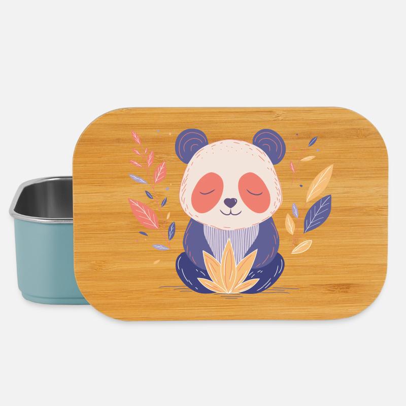 Yogi Panda - Boîte à goûter - bleu pâle
