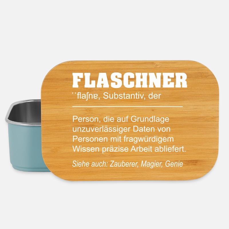 Flaschner lustige Definition - Lunch Box - Hellblau