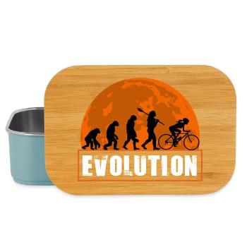 Évolution de l’homme cycliste cycliste fille - Boîte à goûter - bleu pâle - Devant