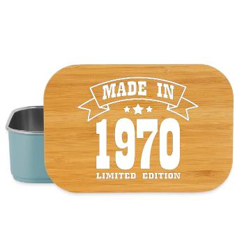 Vintage Vibes made in 1970 - Lunch Box - light blue - Front