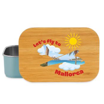 Let's fly to Mallorca - Lunch Box - light blue - Front