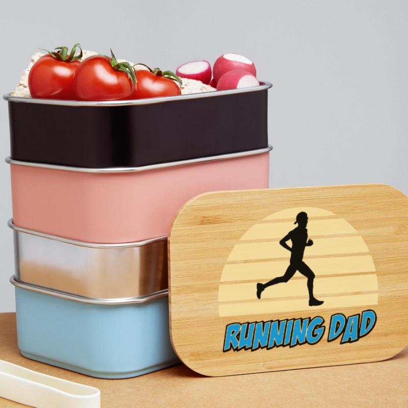 Laufender Vater Lunch Box