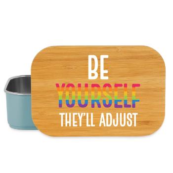LGBTQ Pride Month - Be Yourself. They'll Adjust - Lunch Box - light blue - Front