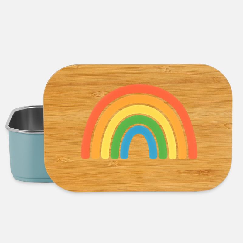 Regenbogen - Lunch Box - Hellblau