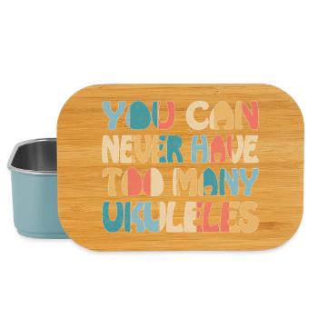 You can never have too many Ukuleles - Lunch Box - Hellblau - Vorne