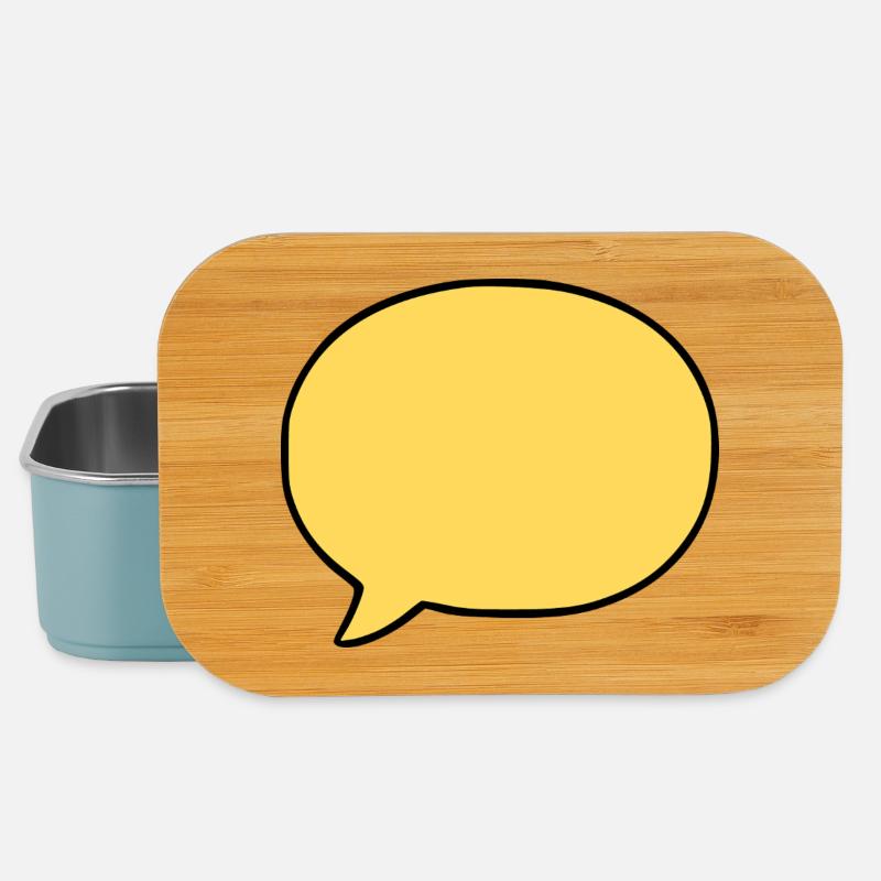 Comic_Sprechblase_Vorlage_gelb - Lunch Box - Hellblau