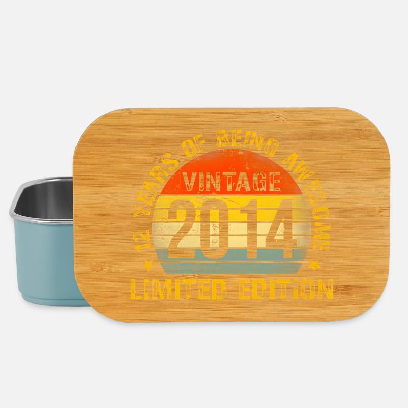 Funny 2014 12th 12 Year Old Birthday - Lunch Box - Hellblau