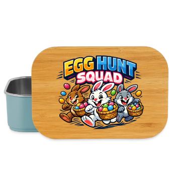 Easter Egg Hunt Squad Easter Bunny - Lunch Box - light blue - Front