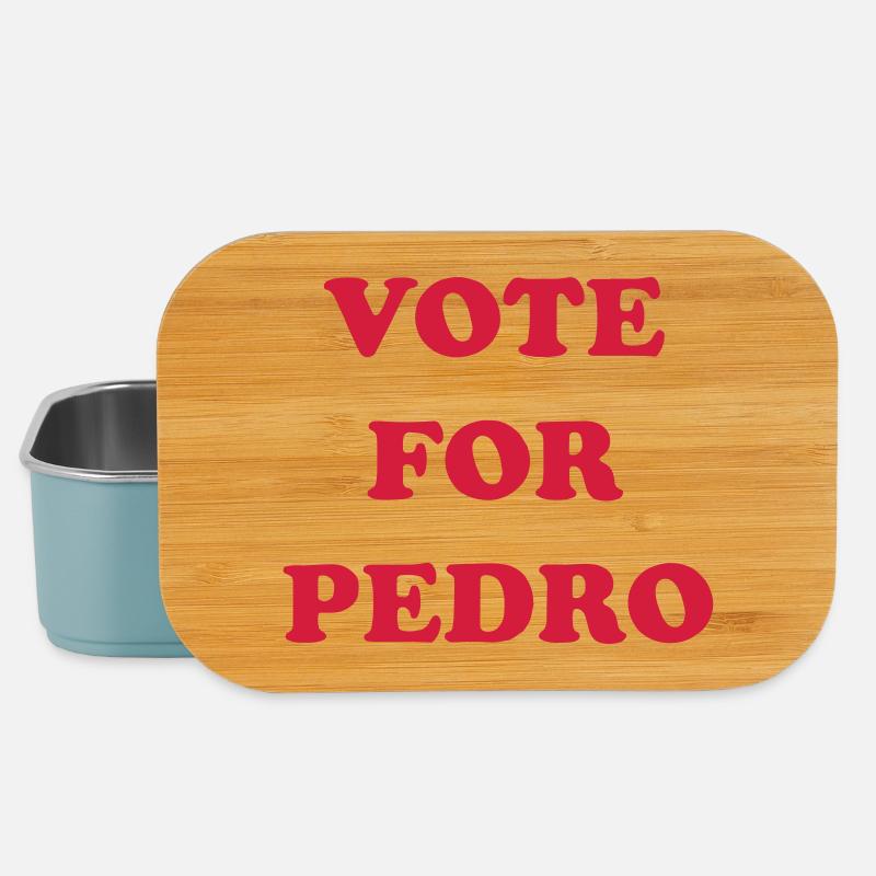 Vote for Pedro - Lunch Box - light blue