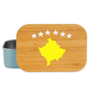 Kosovo flag - Lunch Box - light blue - Front