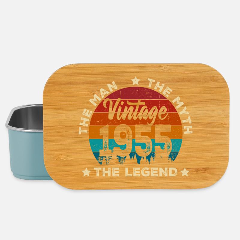 Vintage 1955 Legend - Lunch Box - light blue