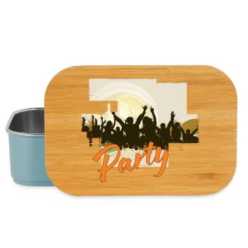 Celebrating Silhouettes Party Design - Lunch Box - light blue - Front