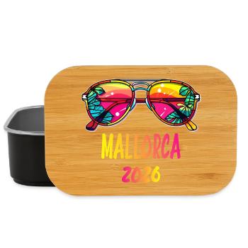 Mallorca 2026 Neon Sunglasses - Lunch Box - black - Front