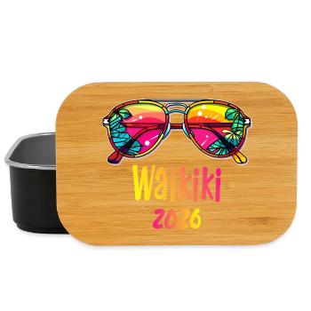 Lunettes de soleil fluo Waikiki 2026 - Boîte à goûter - noir - Devant