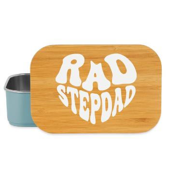 Rad Stepdad - Vintage Heart (Custom Color) - Lunch Box - light blue - Front