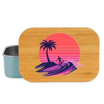 Sunset Wave Rider - Lunch Box - light blue - Front