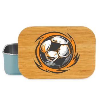 Soccer Illustration - Lunch Box - light blue - Front