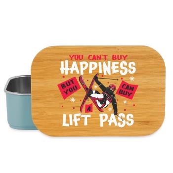 Happiness Skiing Freestyle Lift Pass - Happy Ski - Lunch Box - Hellblau - Vorne