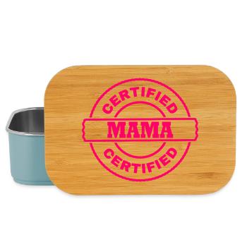 Certified mama - Lunch Box - light blue - Front
