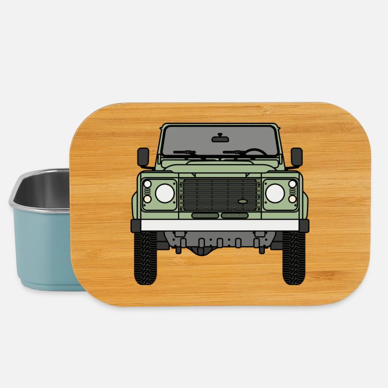 Defender - Front - Lunch Box - light blue