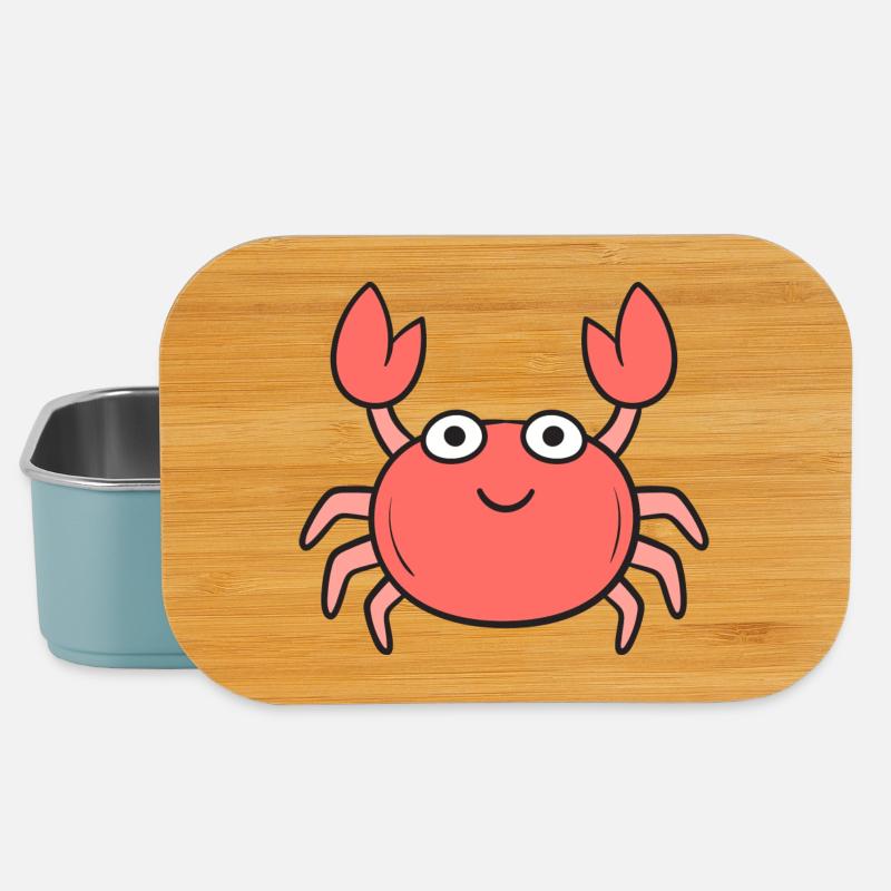Krebs Krabbe - Lunch Box - Hellblau