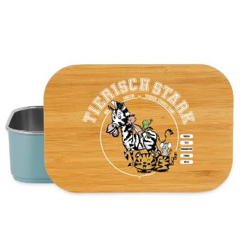 Team- tierisch stark - Lunch Box - Hellblau - Vorne
