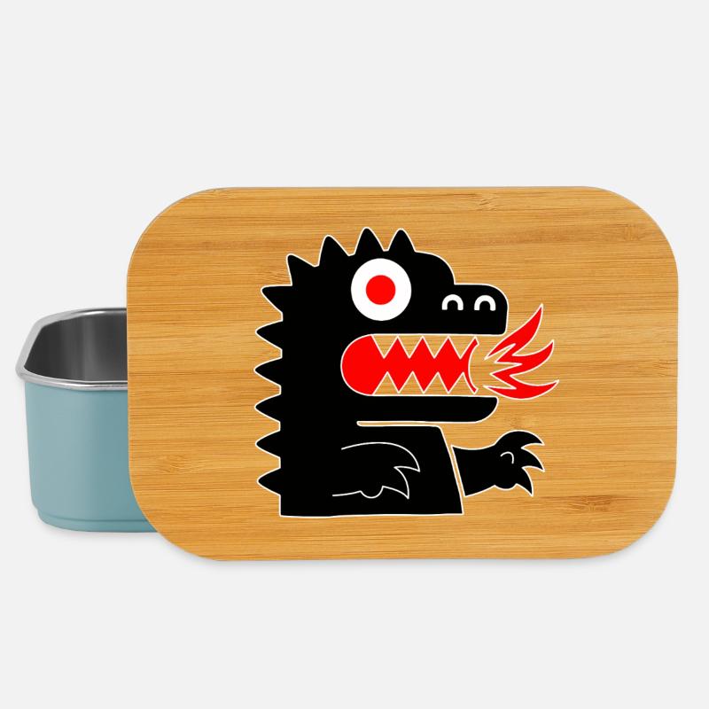 Dragonmonster - Lunch Box - Hellblau