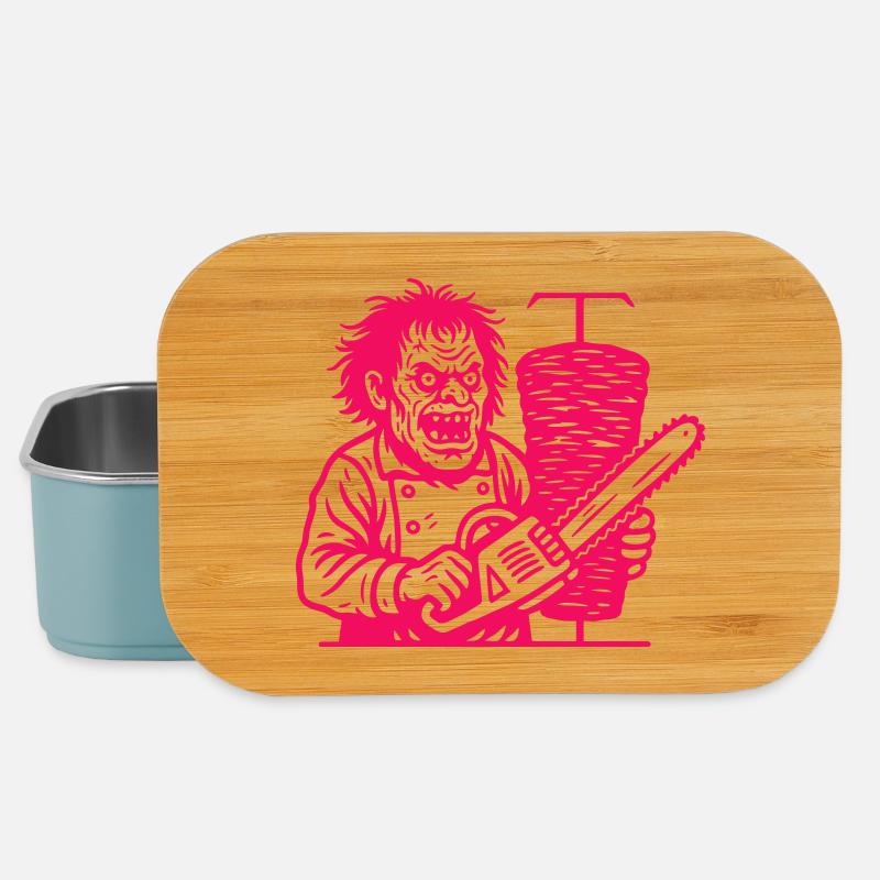 Horror kebab pink - Lunch Box - light blue