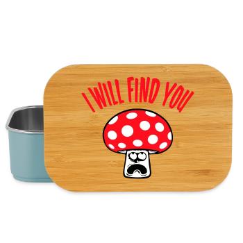 Pilz I Will Find You Scared Panicked Up - Lunch Box - light blue - Front