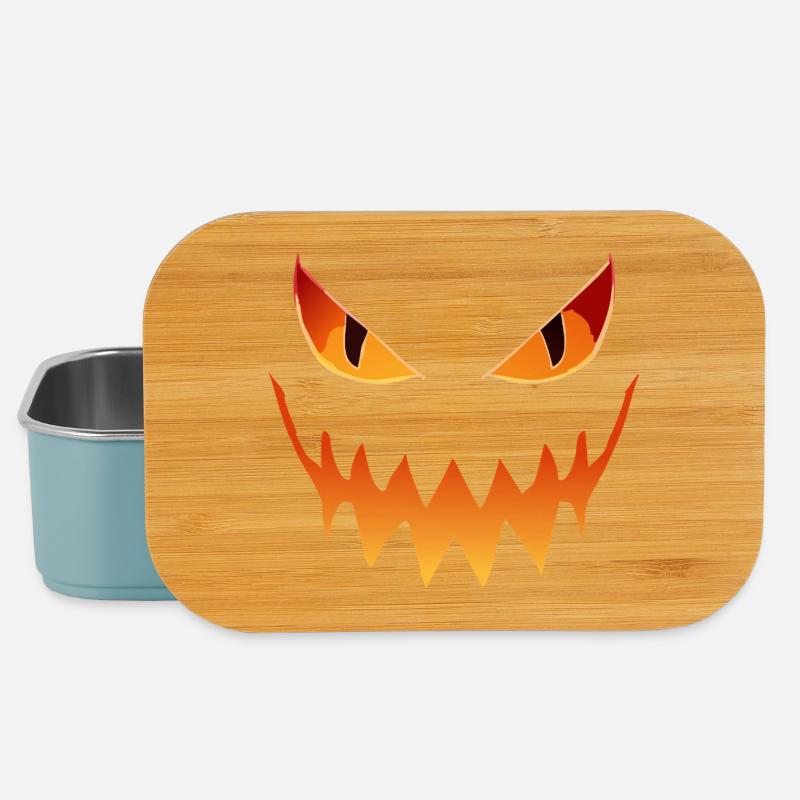 Joyeux halloween - Boîte à goûter - bleu pâle