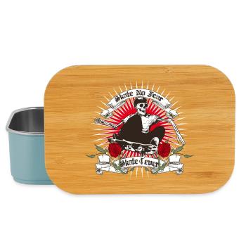 Skate no fear - Lunch Box - light blue - Front