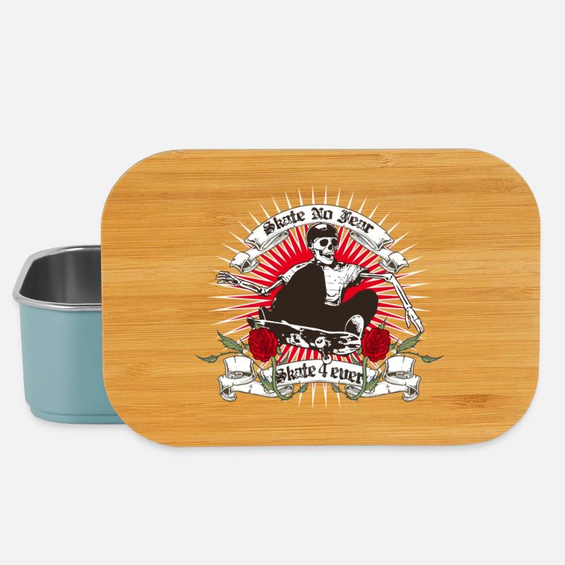 Skate no fear - Lunch Box - light blue