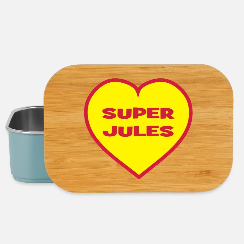 Super Jules - Boîte à goûter - bleu pâle