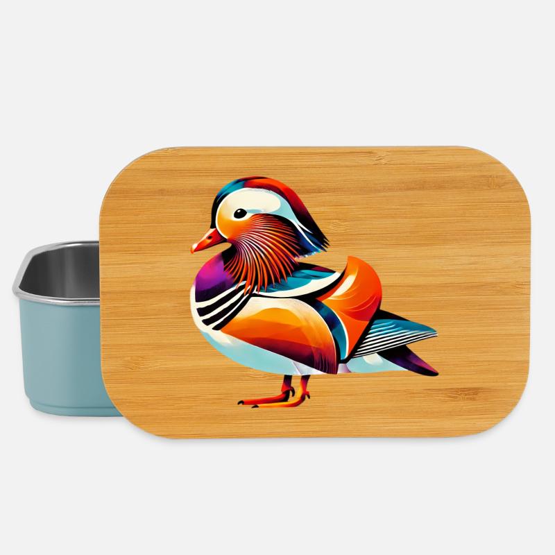 Mandarinente - Lunch Box - Hellblau