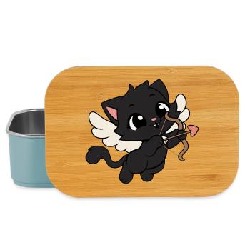 Cats Cupidon Kawaii - Boîte à goûter - bleu pâle - Devant